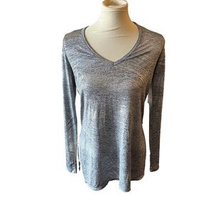 NWT Karen Kane Silver Tunic Top